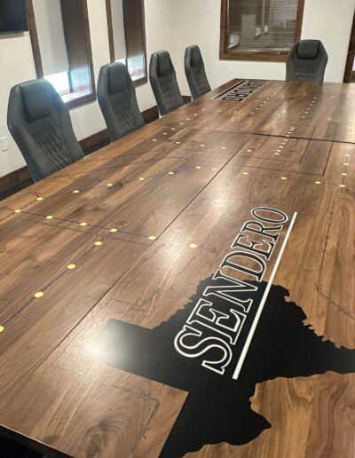 Walnut Modular Conference Tables 11