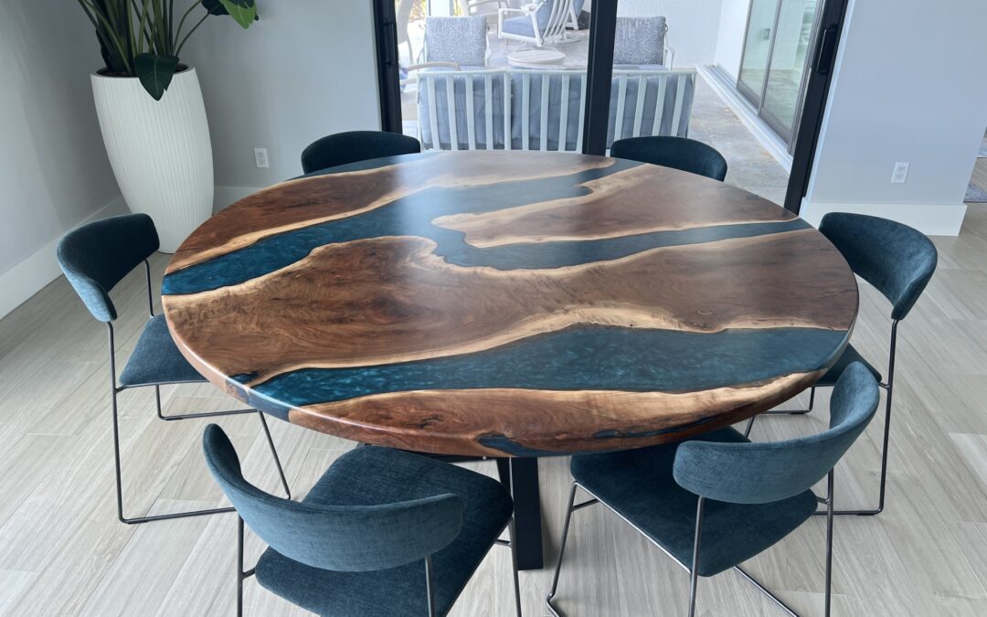 Round River Dining Table