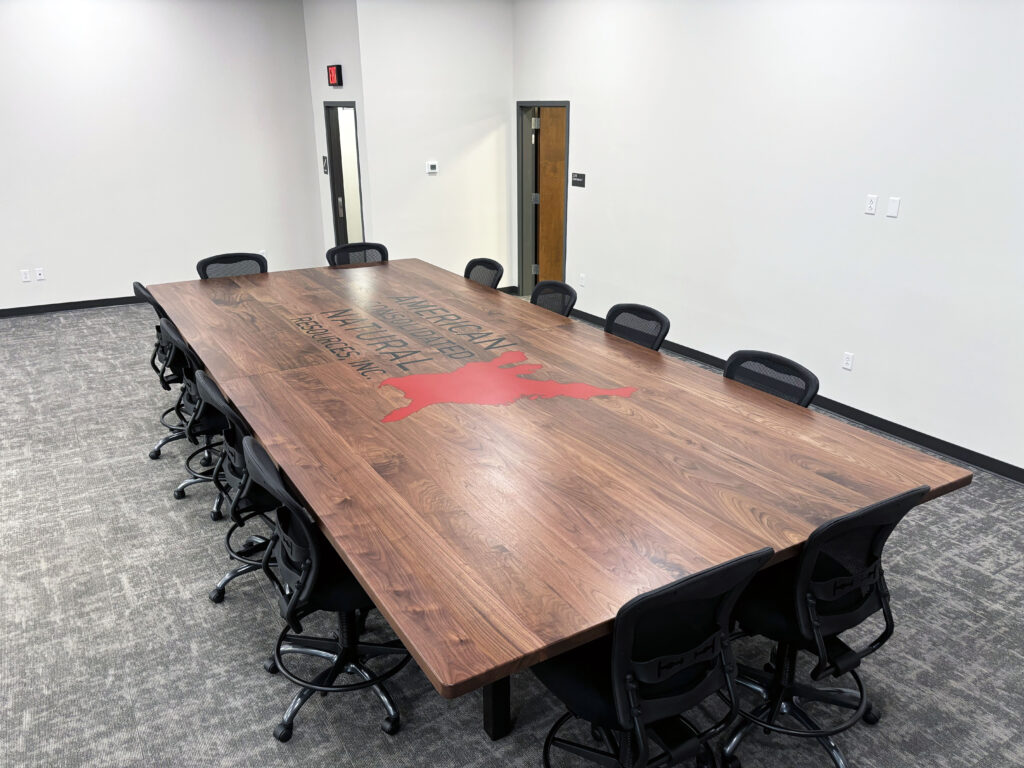 http://Large%20Walnut%20Conference%20Table%20With%20CNC%20Logo%209