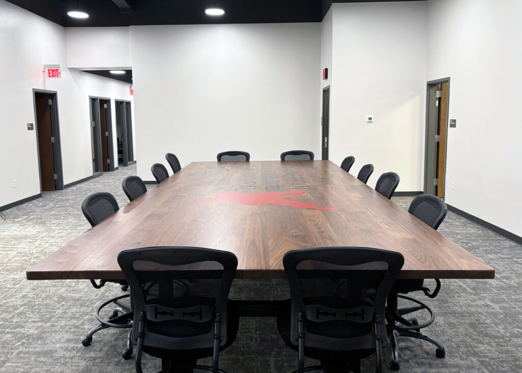 http://Large%20Walnut%20Conference%20Table%20With%20CNC%20Logo%201