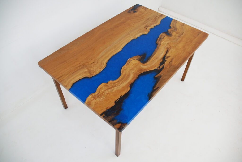 http://Sycamore%20River%20Table%20With%20Blue%20Epoxy%20River%209