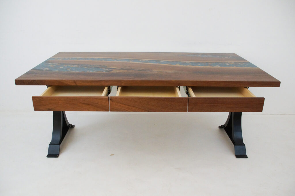 http://Walnut%20Desk%20With%20Rocks%20&%20Pencil%20Drawers%205