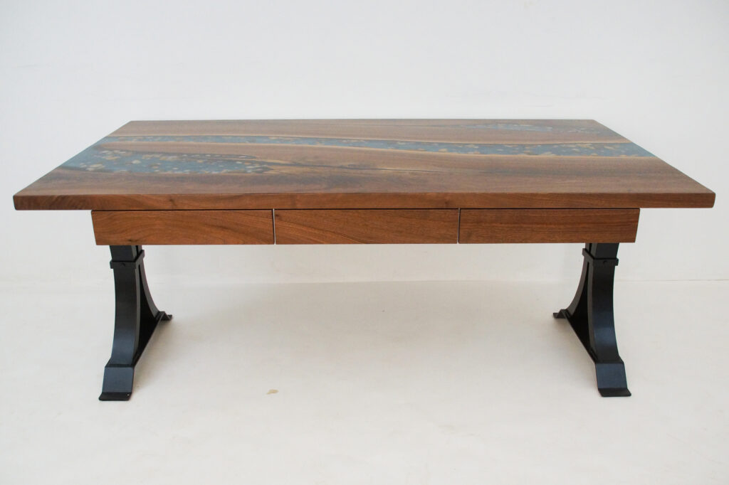 http://Walnut%20Desk%20With%20Rocks%20&%20Pencil%20Drawers%204