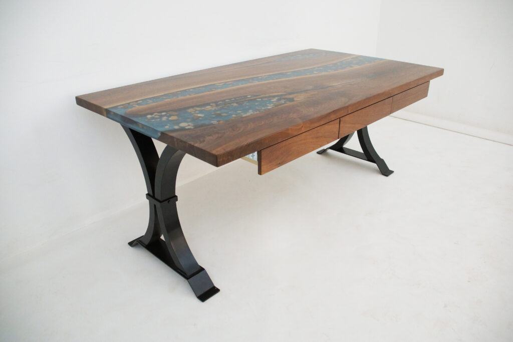 http://Walnut%20Desk%20With%20Rocks%20&%20Pencil%20Drawers%201