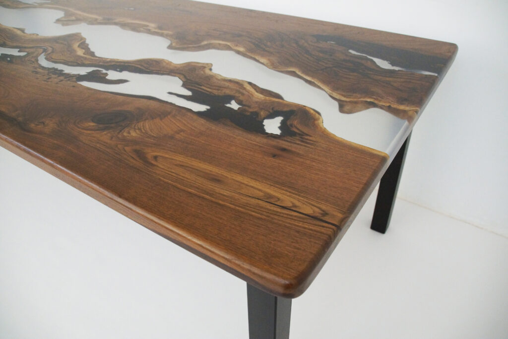 http://Distressed%20Walnut%20River%20Dining%20Table%20With%20Clear%20Epoxy%208