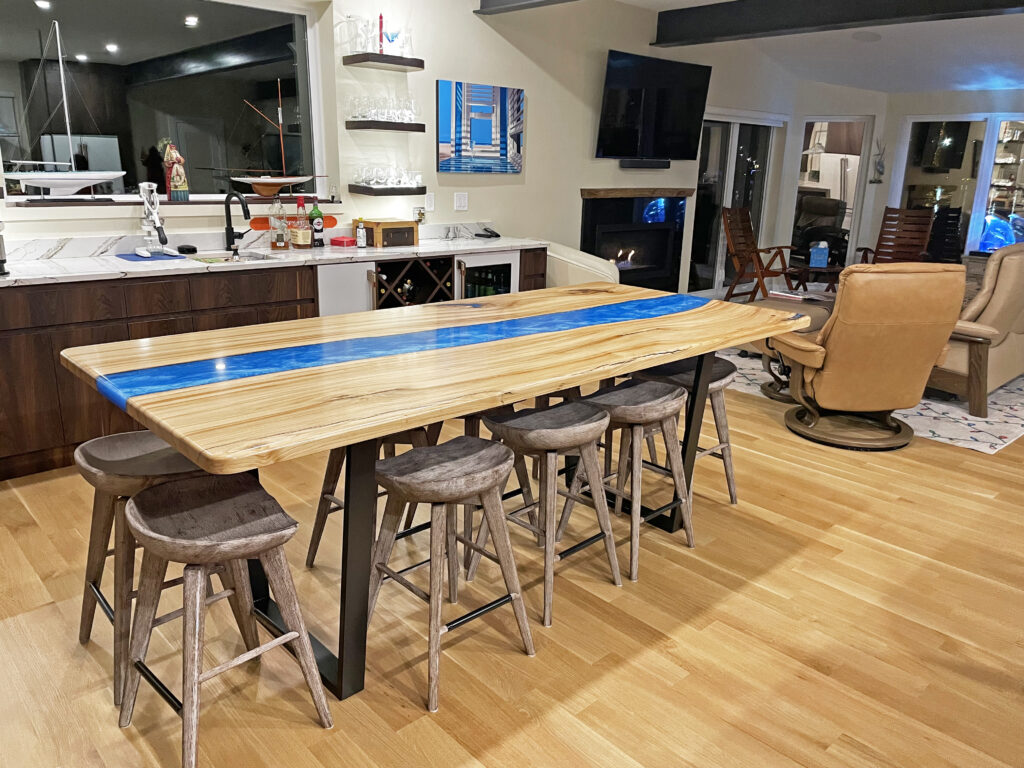 http://Blue%20Epoxy%20&%20Elm%20Dining%20Table