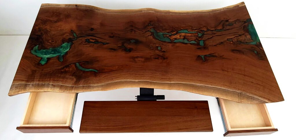 http://Uplift%20Live%20Edge%20Desk%20With%20Green%20Epoxy%20&%20Walnut%20Wood%2012