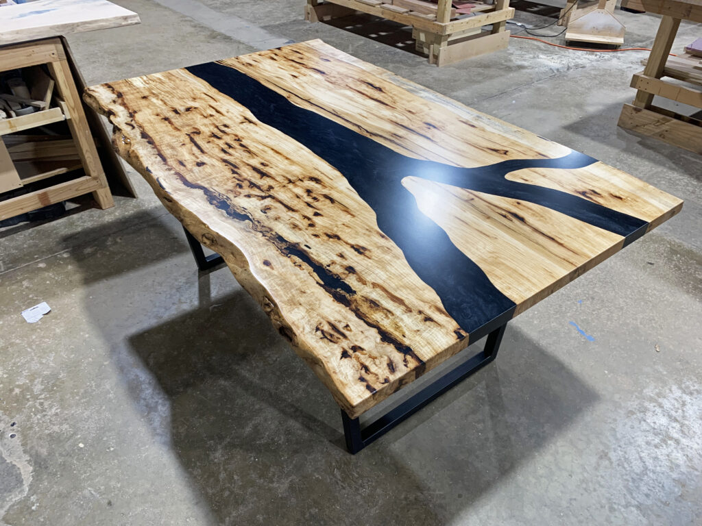 http://Black%20Epoxy%20&%20Hickory%20Dining%20Table%203
