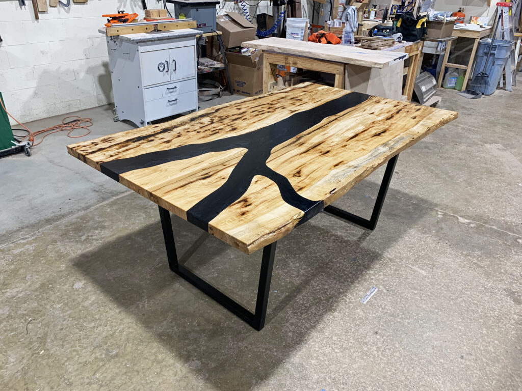 http://Black%20Epoxy%20&%20Hickory%20Dining%20Table%202