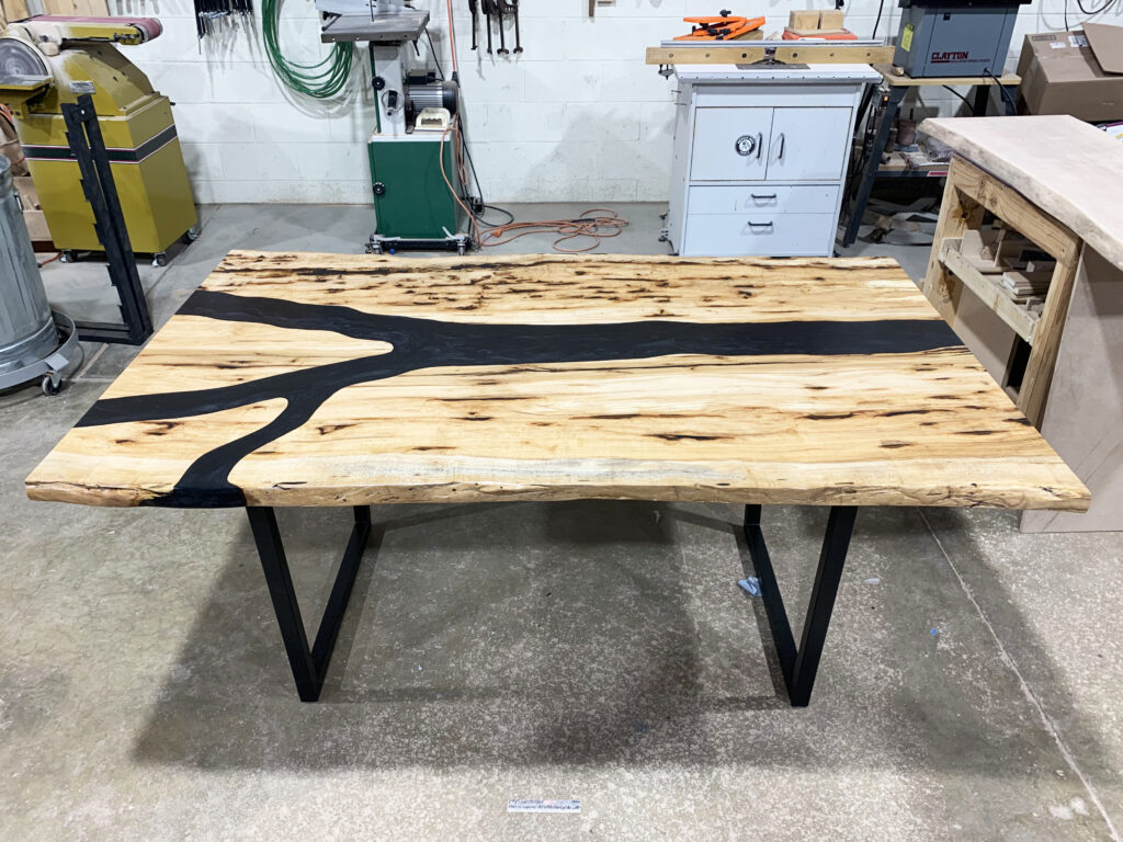 http://Black%20Epoxy%20&%20Hickory%20Dining%20Table%201