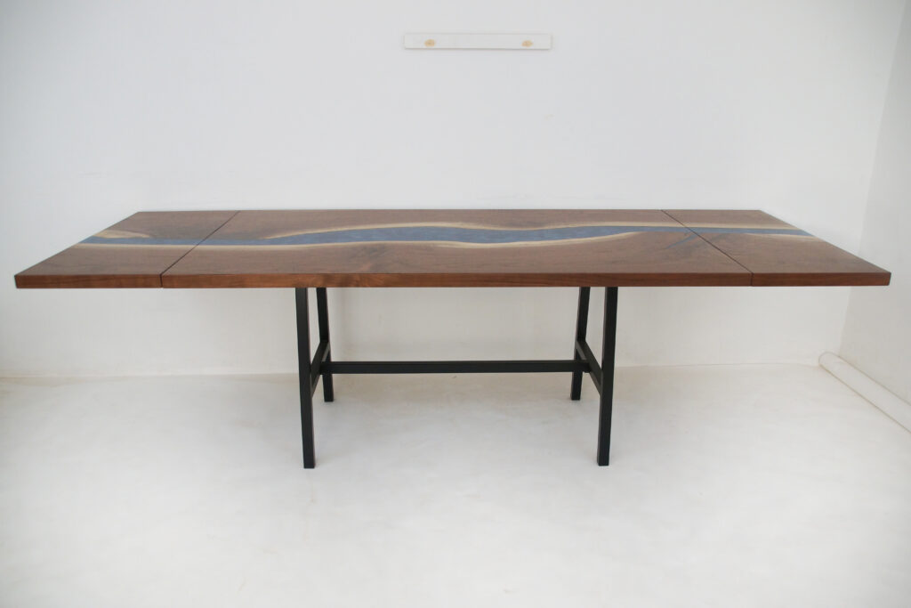 http://LED%20Lit%20Walnut%20River%20Table%20With%20Leif%20Extensions%203