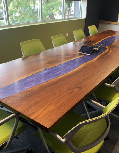 Large River Conference Table With Power Grommets 10