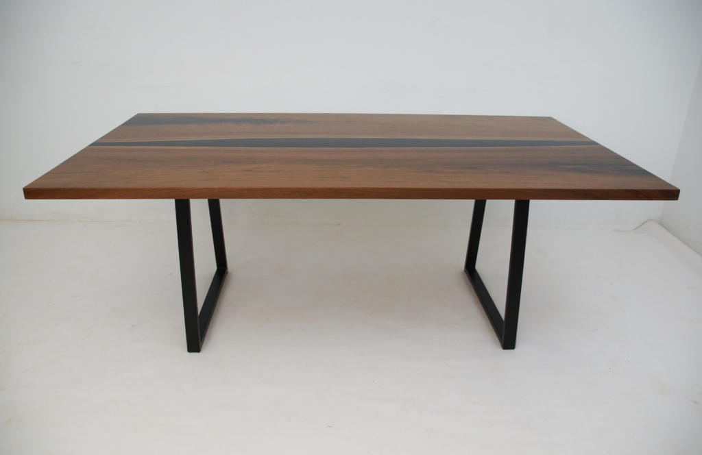 http://Walnut%20River%20Dining%20Table%20With%20Black%20Epoxy%201781%202