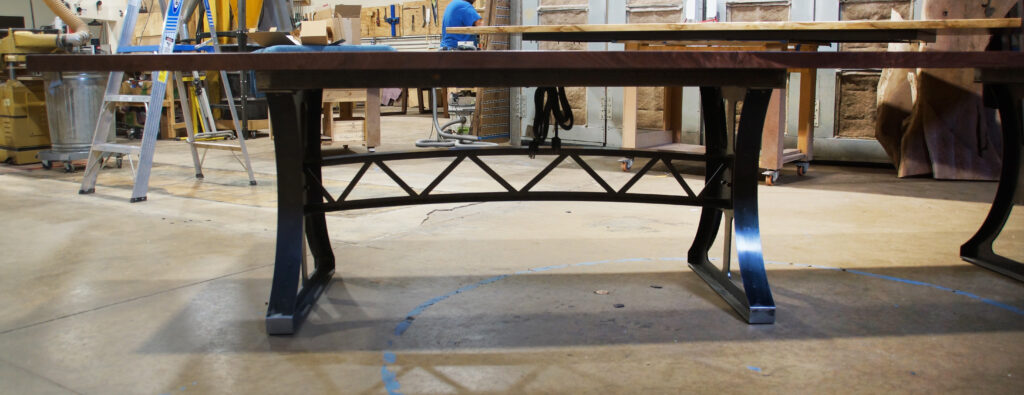 http://Walnut%20Conference%20Table%20With%20Steel%20Inlay%201794%205