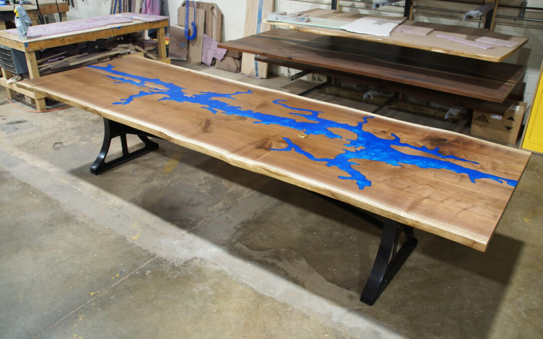 CNC Conference Table of Guntersville Lake