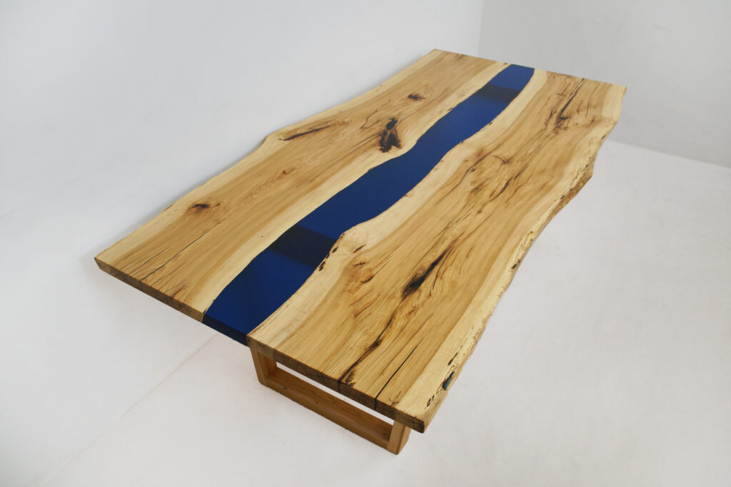 http://Dining%20Table%20With%20Translucent%20Blue%20Epoxy%20River%201793%205