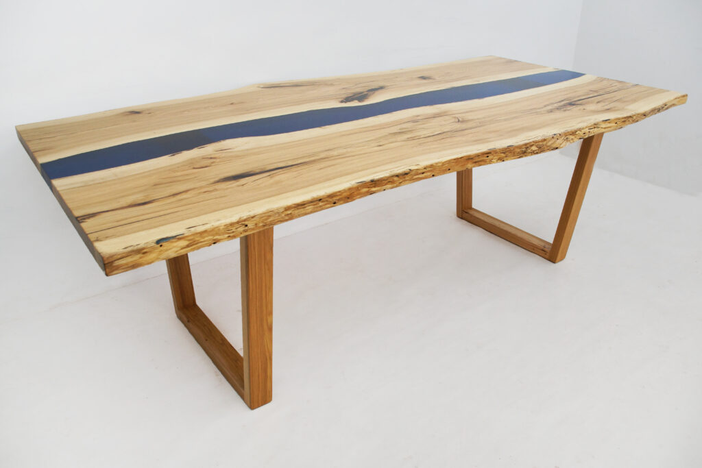 http://Dining%20Table%20With%20Translucent%20Blue%20Epoxy%20River%201793%201