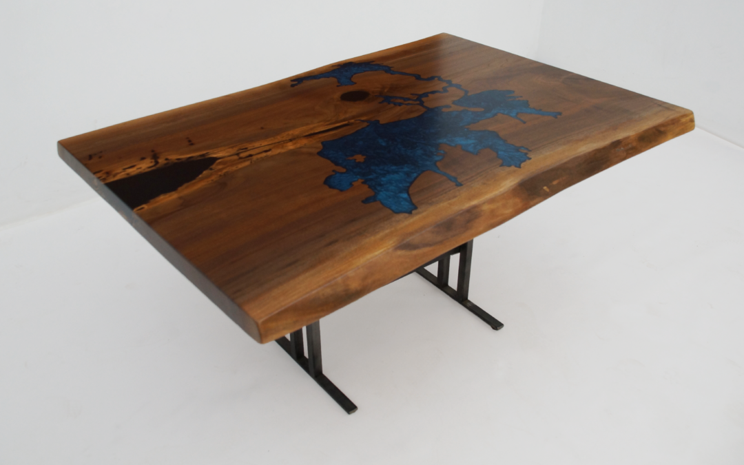 Strawberry Reservoir CNC Coffee Table