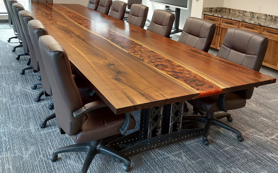 22′ Epoxy River Conference Table