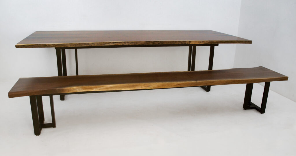 http://Large%20Matching%20Walnut%20Table%20&%20Bench%201799%202