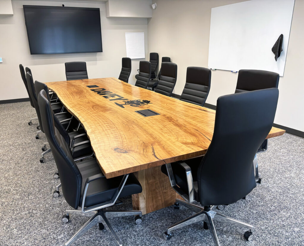 http://Live%20Edge%20Cherry%20Conference%20Table%20With%20CNC%20Logo%203