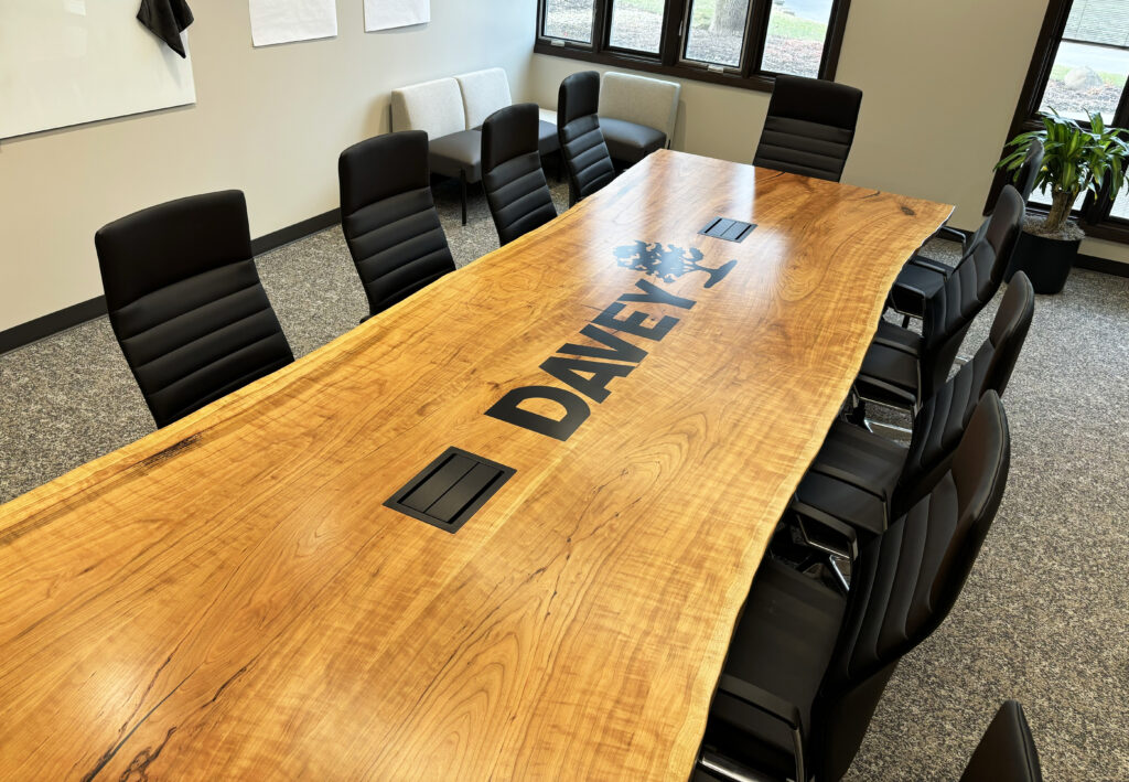 http://Live%20Edge%20Cherry%20Conference%20Table%20With%20CNC%20Logo%201