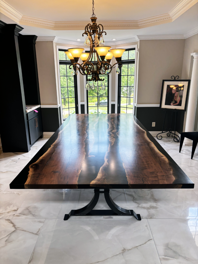 http://Distressed%20Black%20Walnut%20Epoxy%20River%20Dining%20Table%202