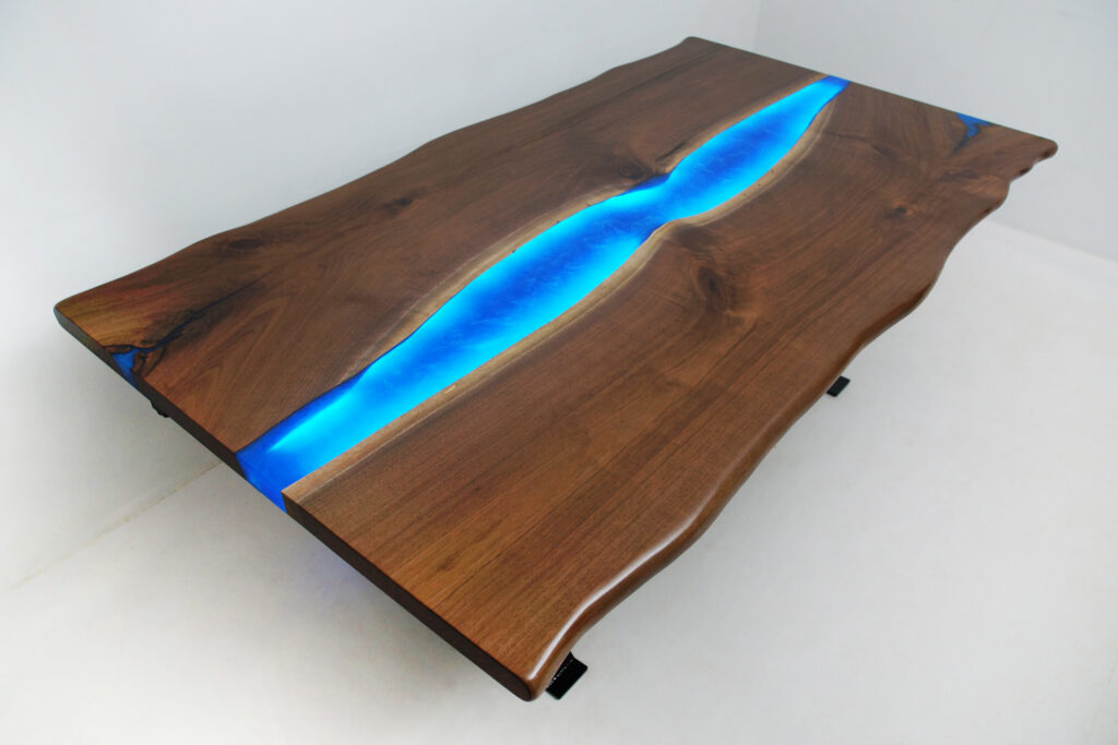 http://Walnut%20LED%20River%20Table%20With%20Blue%20Epoxy%201779%207