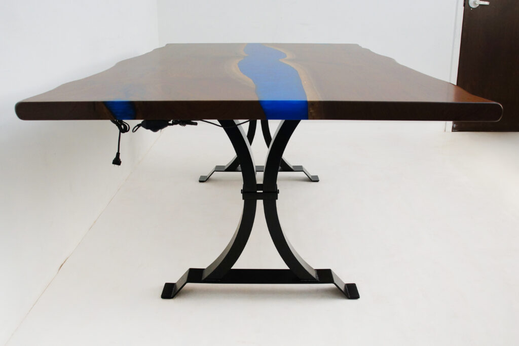 http://Walnut%20LED%20River%20Table%20With%20Blue%20Epoxy%201779%205