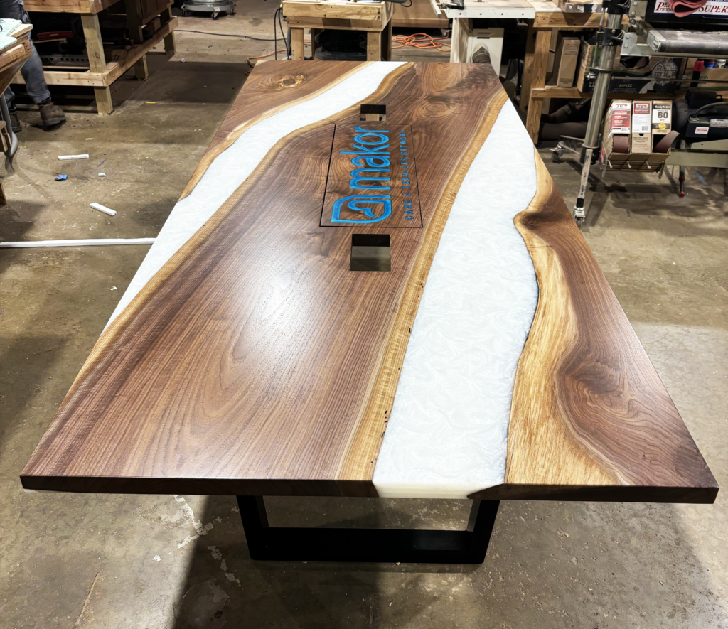 http://Conference%20Table%20With%20Inset%20Resin%20Logo%203