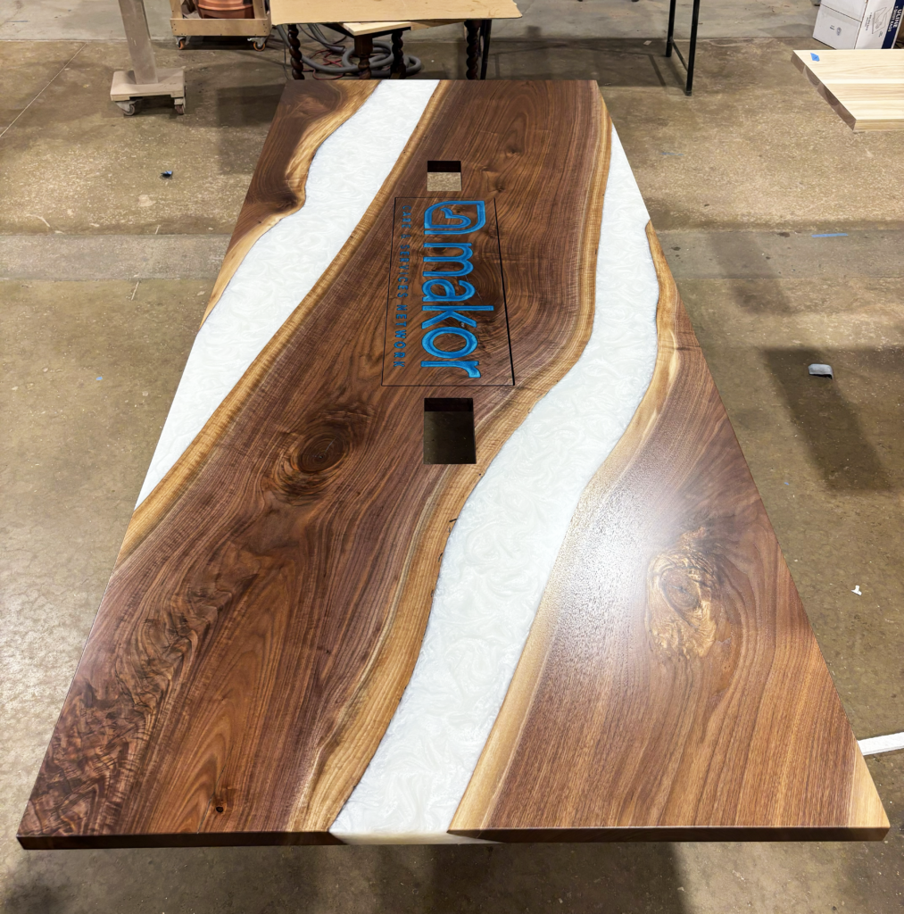 http://Conference%20Table%20With%20Inset%20Resin%20Logo%202