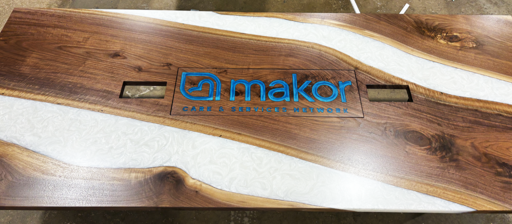 http://Conference%20Table%20With%20Inset%20Resin%20Logo%206