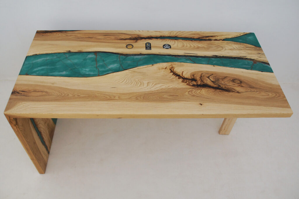 http://Hickory%20Waterfall%20Desk%20With%20Embedded%20Pins%201810%206