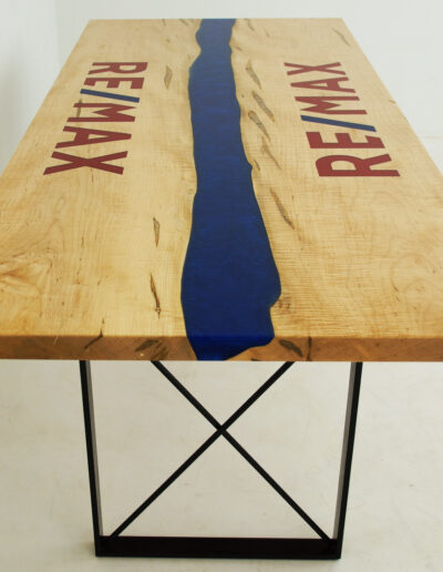 Maple Conference Table With Resin Logo 4
