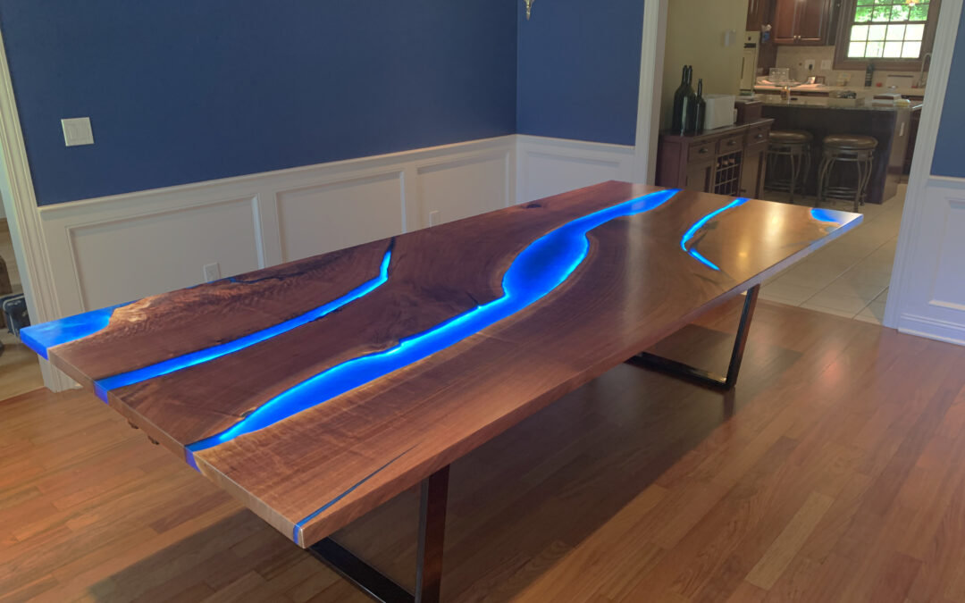 LED River Dining Table