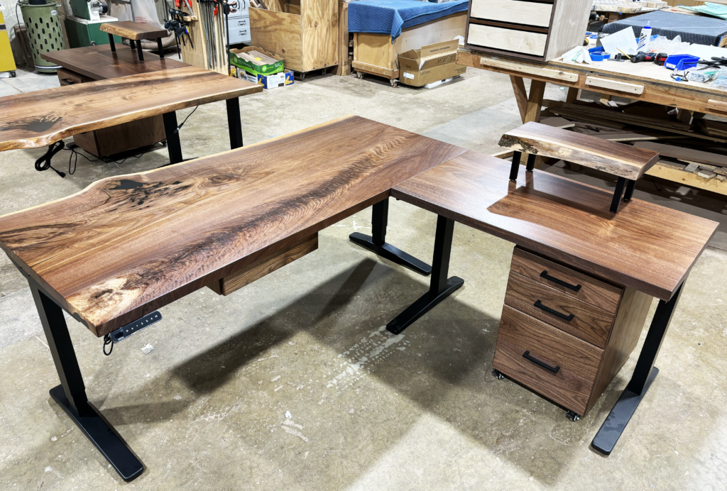 http://Matching%20Black%20Walnut%20And%20Resin%20Sit%20Stand%20Desks%207