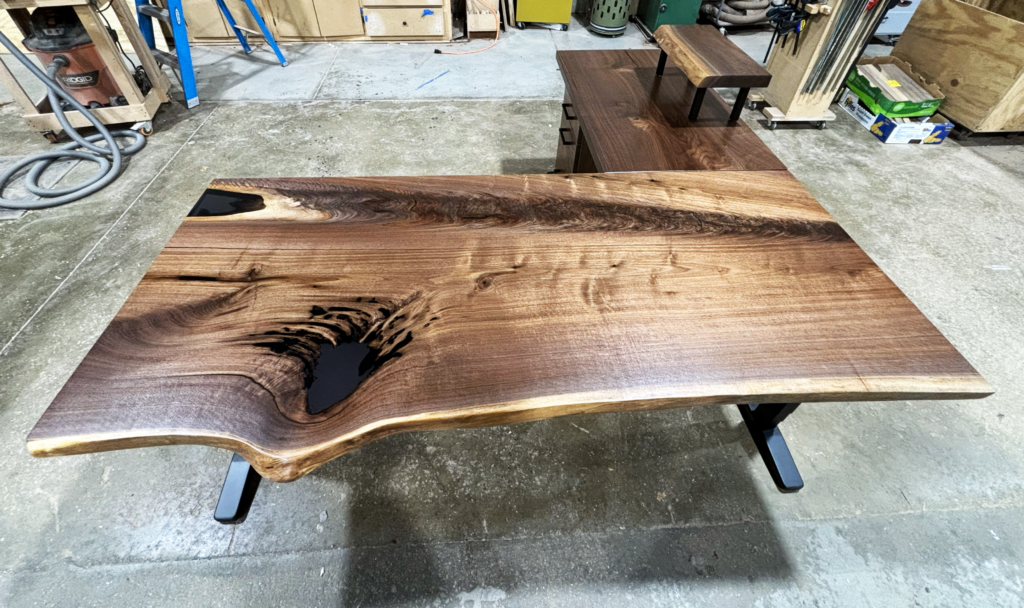 http://Matching%20Black%20Walnut%20And%20Resin%20Sit%20Stand%20Desks%204