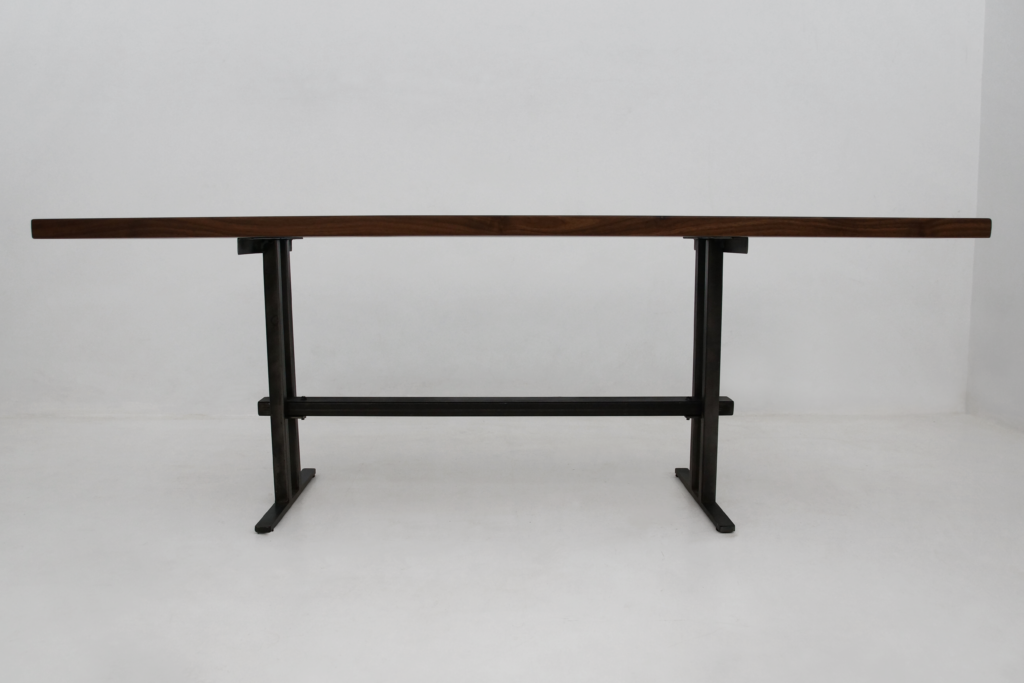 http://Walnut%20Coffee%20Table%20With%20Blue%20Epoxy%20&%20Embedded%20Seashells%201950%205