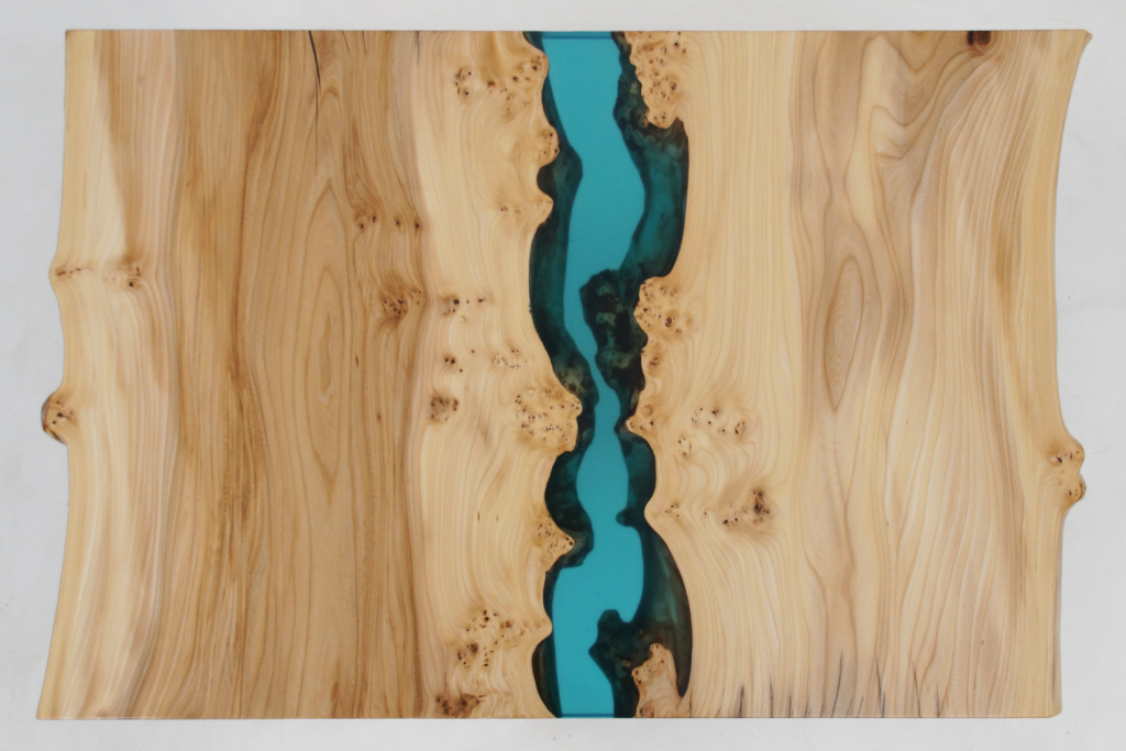http://Elm%20Coffee%20Table%20With%20Translucent%20Blue%20Epoxy%200050%202
