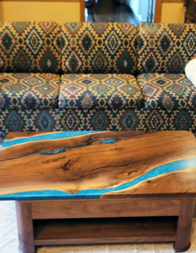 Walnut Coffee Table With Storage 1