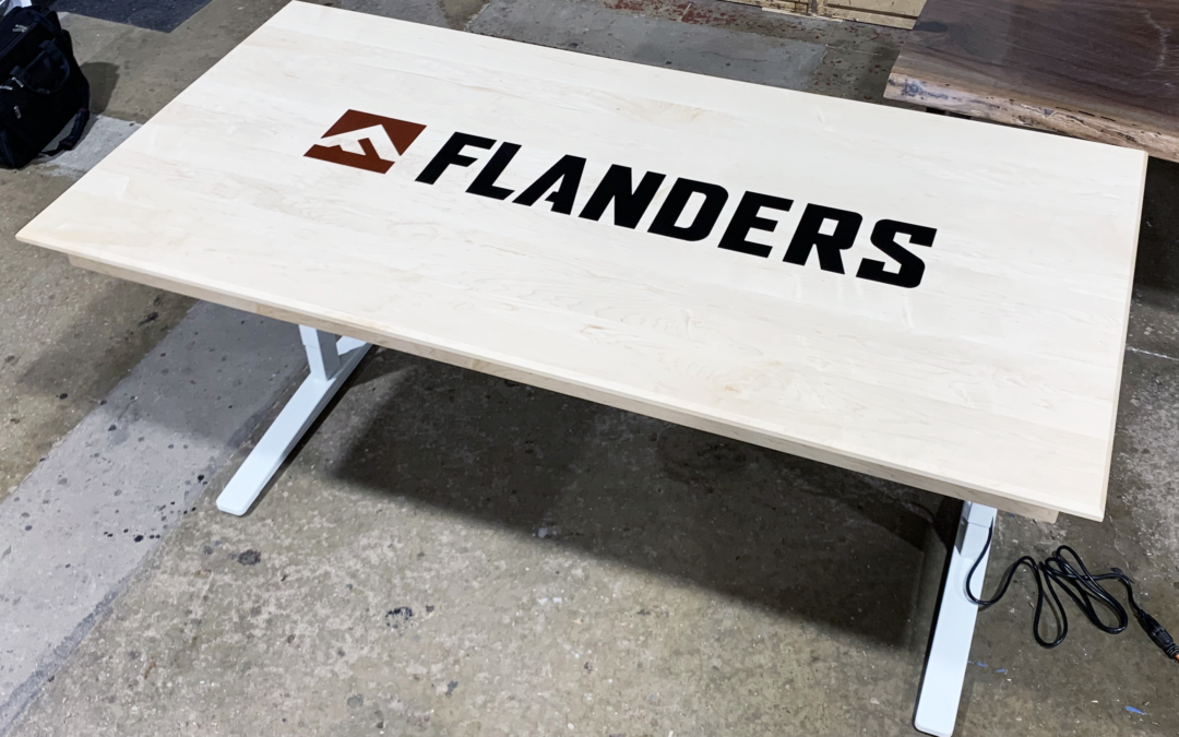 Height Adjustable Company Table