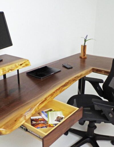 custom wood furniture online live edge office desk