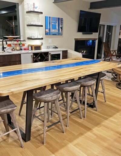 custom wood furniture online custom epoxy countertop