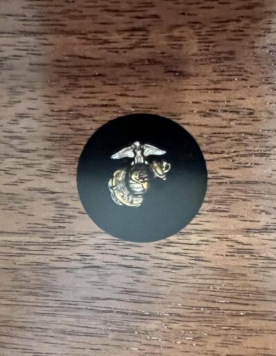 custom wood furniture online embedded pin in epoxy