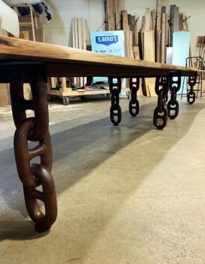 custom wood furniture online custom chain base for conference table