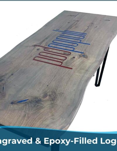 how to submit a furniture design engraved epoxy logo