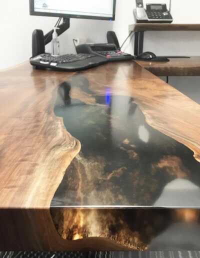 two part live edge corner desk 8