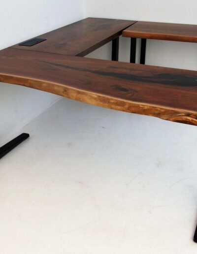 two part live edge corner desk 5