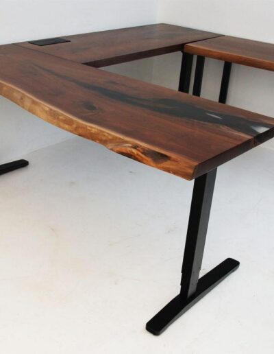 two part live edge corner desk 2