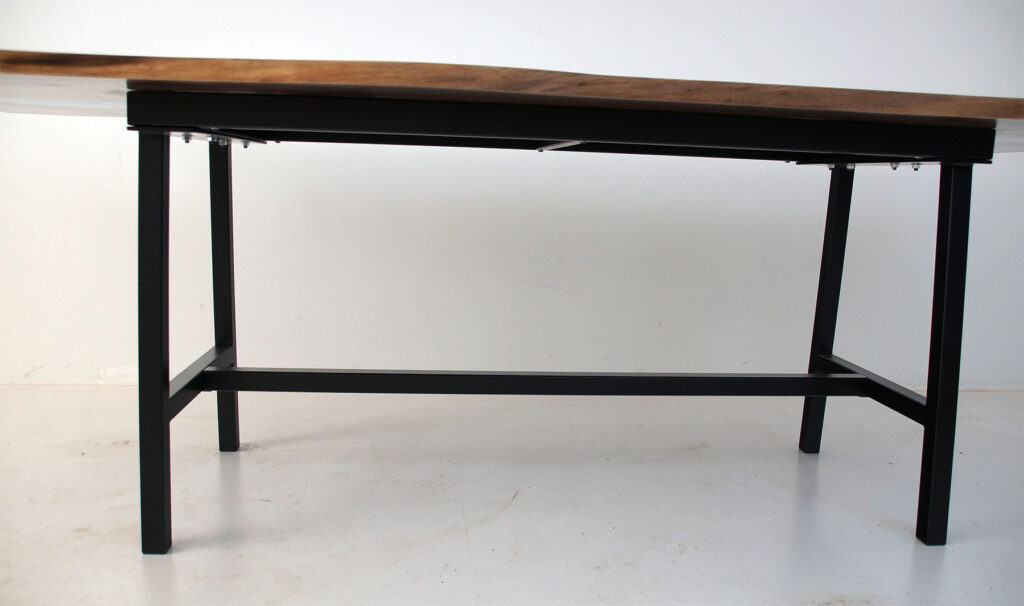 http://Walnut%20Dining%20Room%20Table%20With%20Blue%20Epoxy%20Resin%20River%2010